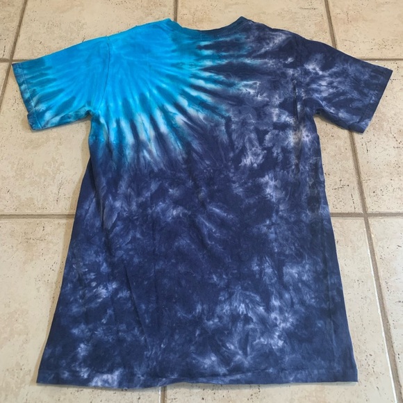 Disney Parks 2017 Sorcerer Mickey Tie-Dye T-Shirt | Adult Size Small - Picture 3 of 5